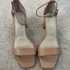 Chunky Nude Heels